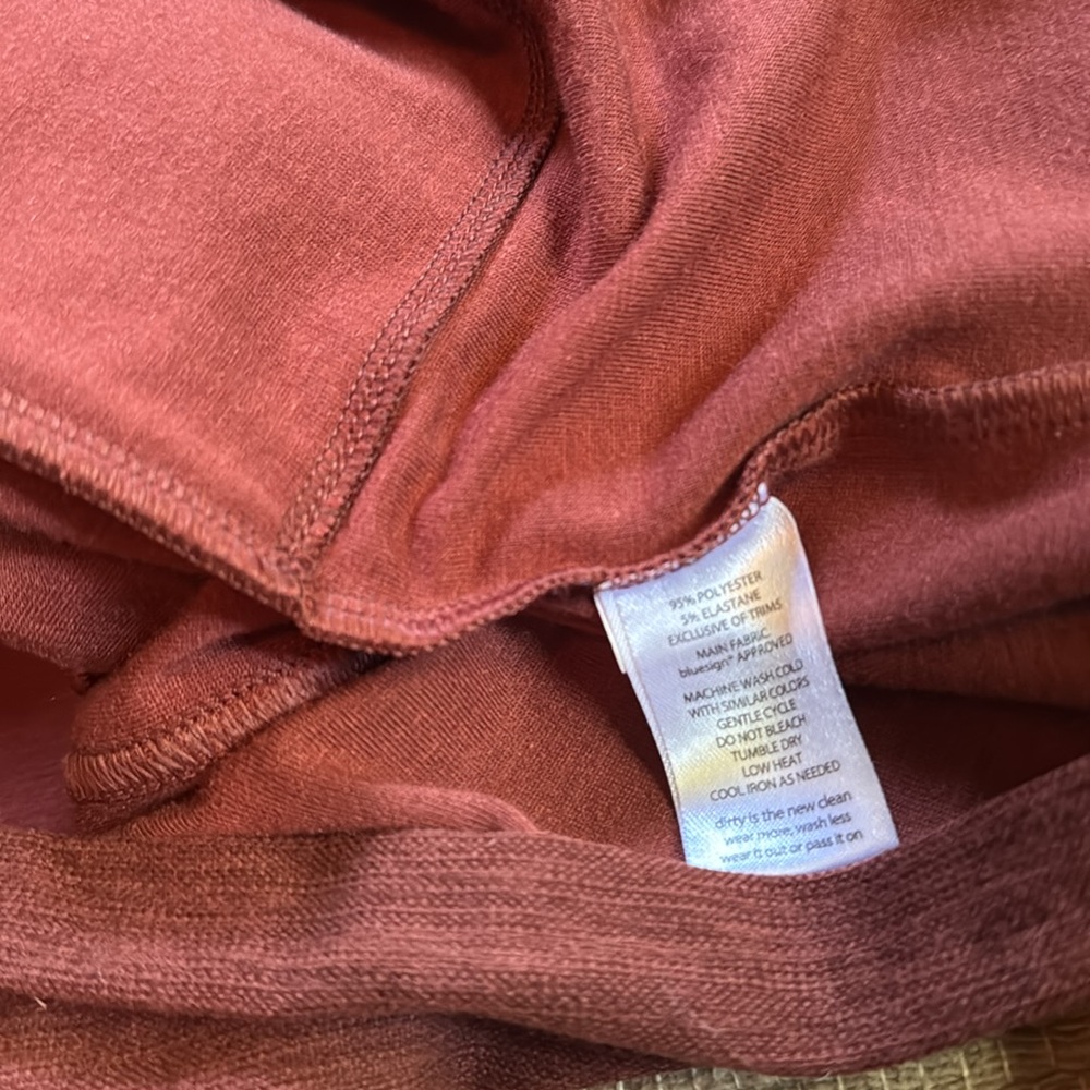 Toad&Co Intermosso Hooded dress with pockets NEW manzanita maroon Title Nine S - Picture 7 of 10